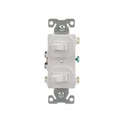 New ๐ Eaton Light Switches 15-Amp Single-Pole/3-Way Combination Light Switch, White ๐งจ