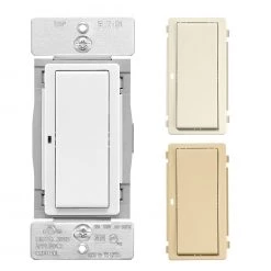 Best reviews of 💯 Eaton Light Switches Wi-Fi Smart 15-Amp Single-pole/3-way Smart Push Light Switch, White/Light Almond/Ivory 🌟
