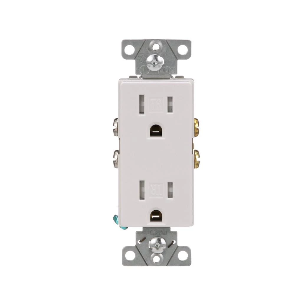 Deals ๐ Eaton Electrical Outlets Arrow Hart 15-Amp Tamper Resistant Residential/Commercial Decorator Outlet, White ๐คฉ 1 Deals ๐ Eaton Electrical Outlets Arrow Hart 15-Amp Tamper Resistant Residential/Commercial Decorator Outlet, White ๐คฉ