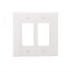 Wholesale 👍 Eaton Wall Plates 2-Gang Jumbo Decorator Wall Plate, White ✨