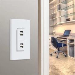 Top 10 😍 Eaton Electrical Outlets 5-Amp Residential/Commercial Decorator Full USB, White 👏 -EatonWagner Sales Shop 15784271