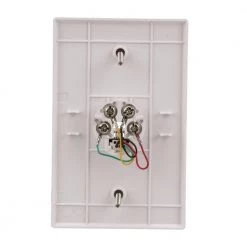 Budget 🎁 Eaton Wall Plates 1-Gang Coaxial Midsize Wall Plate, White 😍 -EatonWagner Sales Shop 42152872