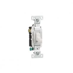 Best Pirce 🧨 Eaton Light Switches 20-Amp 3-Way Toggle Light Switch, White ✨ -EatonWagner Sales Shop 42175714