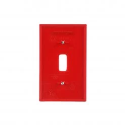 New ✨ Eaton Wall Plates 1-Gang Standard Toggle Wall Plate, Red 🧨 -EatonWagner Sales Shop 42178539 scaled
