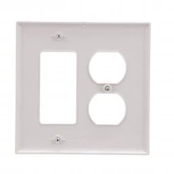 Hot Sale ✨ Eaton Wall Plates 2-Gang Midsize Duplex/Decorator Wall Plate, White 🛒 -EatonWagner Sales Shop 42189567 scaled
