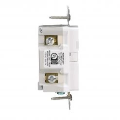 Coupon 🎉 Eaton Electrical Outlets 15-Amp Tamper Resistant GFCI Residential/Commercial Decorator Outlet with Night Light, White 👍 -EatonWagner Sales Shop 42215482 scaled