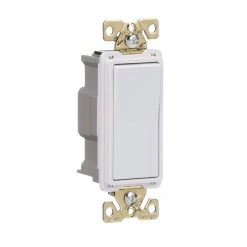 Budget ⌛ Eaton Light Switches 20-Amp Single-Pole Rocker Light Switch, White ⭐ -EatonWagner Sales Shop 42218535 scaled