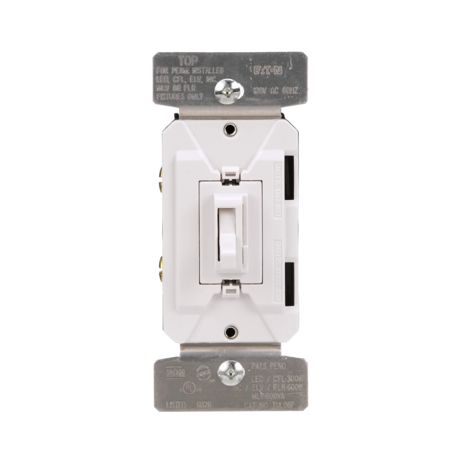 Best deal 🔔 Eaton Light Dimmers Universal Dimmers Single-Pole/3-Way LED Toggle Light Dimmer, White/Light Almond/Ivory 💯 2 Best deal 🔔 Eaton Light Dimmers Universal Dimmers Single-Pole/3-Way LED Toggle Light Dimmer, White/Light Almond/Ivory 💯 - Image 2