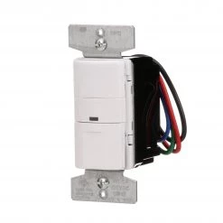 Hot Sale 🌟 Eaton Light Sensors Single-Pole/3-Way 5-Amp Vacancy Motion Sensor Light Switch, White, Ivory, Light Almond 🔔 -EatonWagner Sales Shop 42222619 scaled