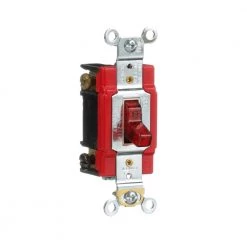 Best Sale 🧨 Eaton Light Switches 20-Amp Single-Pole Pilot Light Toggle Light Switch, Red 👍 -EatonWagner Sales Shop 42238880