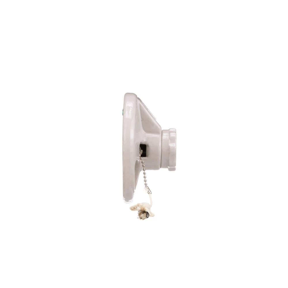 Discount 😍 Eaton Light Sockets Porcelain Pull Chain Ceiling Socket, White 😍 5 Discount 😍 Eaton Light Sockets Porcelain Pull Chain Ceiling Socket, White 😍 - Image 5