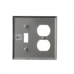 Hot Sale ⌛ Eaton Wall Plates 2-Gang Standard Toggle/Duplex Wall Plate, Stainless Steel 🌟 -EatonWagner Sales Shop 42689388 scaled