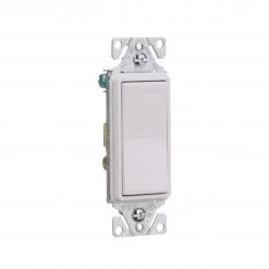 Budget ⭐ Eaton Light Switches 15-Amp 3-Way Illuminated Rocker Light Switch, White ⌛ -EatonWagner Sales Shop 42729091 scaled