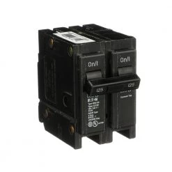 New 🔥 Eaton Circuit Breakers Type BR 125-Amp 2-Pole Standard Trip Circuit Breaker ✨ -EatonWagner Sales Shop 43119362