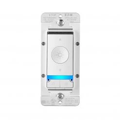 Outlet 🎉 Eaton Light Dimmers Wi-Fi Smart Single-Pole/3-Way Smart with LED Decorator Light Dimmer with Built-In Alexa, White 🛒