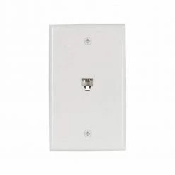 Brand new 🧨 Eaton Wall Plates 1G Standard Data Voice Jack Plate WH 🤩